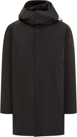 Peuterey Peuterey Black Parka With Hood Minimal