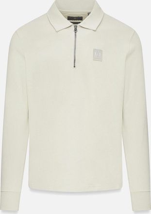 Belstaff Mens CURATOR COLLAR POLO - Tan - Size: 40