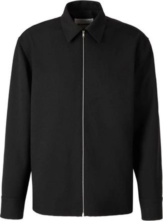 Jil Sander Giacca con zip - Nero