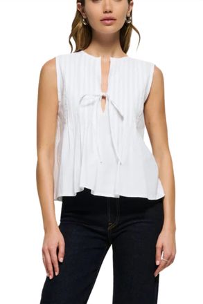 Nation Ltd Ali Tie Top In White