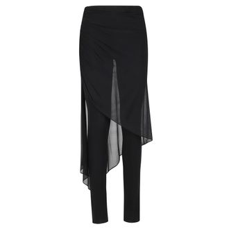 Giuseppe Di Morabito Dames, Broeken, Zwart, Maat: XS Zijde