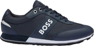 HUGO BOSS Parkour Trainers van Mesh voor heren (Donkerblauw)