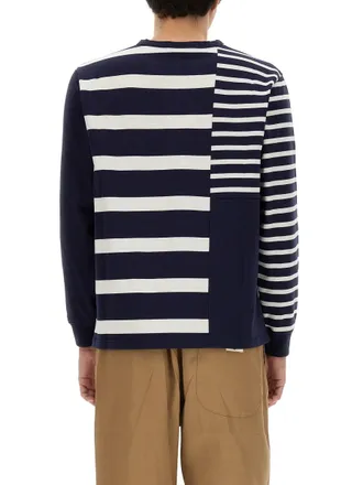 Umbro Patchwork Cotton Sweatshirt - Blue