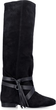 Isabel Marant Silmon Boot - Dames - Hoge Laarzen - Zwart - 36 EU - Leer - Schoenen