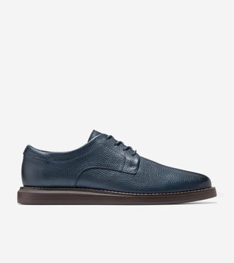 Cole Haan Mens Grand Neoclassic Plain Toe Oxford Shoes - Blue Size 10.5