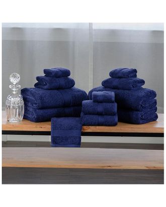 Superior Oregon Organic Cotton Medium Weight Solid 12Pc Towel Set