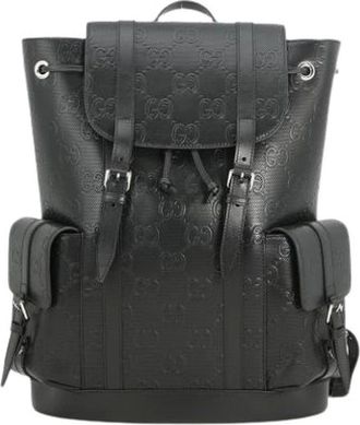 Gucci Pre-owned Backpacks, female, Black, Size: ONE SIZE Pre-owned Vintage Backpack Handbag