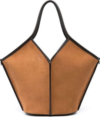 Hereu Calella leather tote bag - women - Calf Leather - OS - Brown