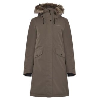 Didriksons 1913 Erika Parka 3 Mantel f&uuml;r Damen | braun/grau
