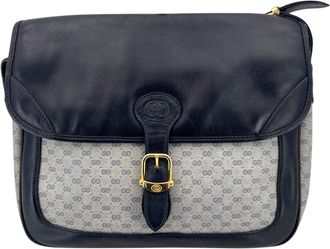 Gucci Gucci Katoenen Crossbody Tas Micro GG Monogram