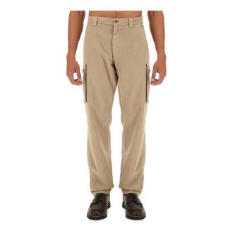 Aspesi Straight Trousers, male, Beige, Size: L Field Pant
