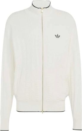 adidas Giacca Firebird Cable Knit - - Sport - Uomo - Bianco - XL