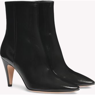 Gianvito Rossi Amelia Bootie in Black Nappa at Nordstrom, Size 37.5