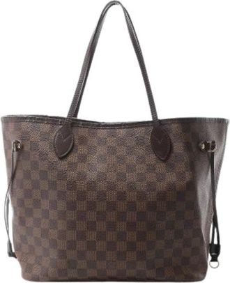 Louis Vuitton Pre-owned Neverfull MM Tote Bag - Dames - Vintage Shopper - Bruin - ONE Size - Leer - Vintage