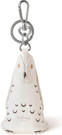 Mulberry Owl Key Ring Charm in White at Nordstrom