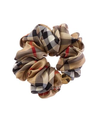Burberry Check Silk Scrunchie