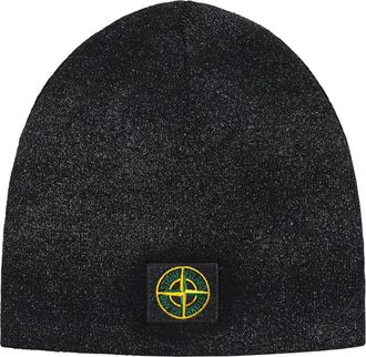 SUPREME FW23 Week10 STONE ISLAND Reflective Beanie Black SUP-FW23-2423