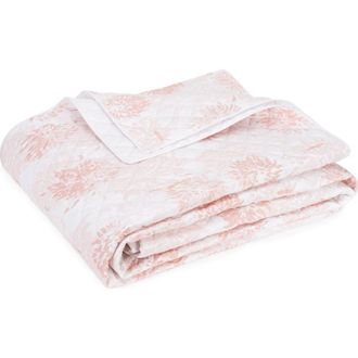 Matouk Chrysanthemum Quilt in Blush at Nordstrom, Size King