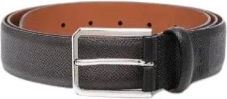 Santoni Suede Belt - male - Santoni - Belts - Black - 85 CM - Accessories