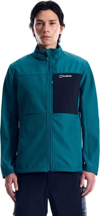 Berghaus Softshelljacke BERGHAUS M GHLAS 3.0 SOFTSHELL JKT, Herren, Gr. XXL, northern sto, Obermaterial: 100% Polyester, Jacken Softshelljacke, sportlicher Sti