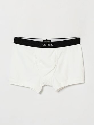 Tom Ford Boxer parigamba in cotone stretch con fascia logata in vita