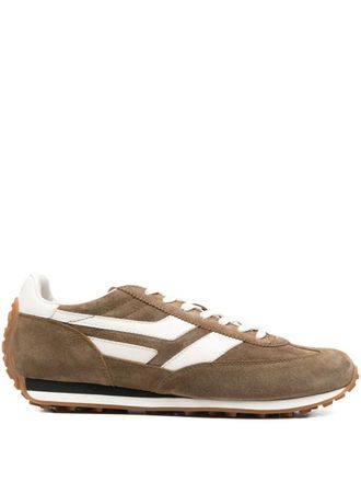 Tom Ford Sneakers Mick con righe - Marrone