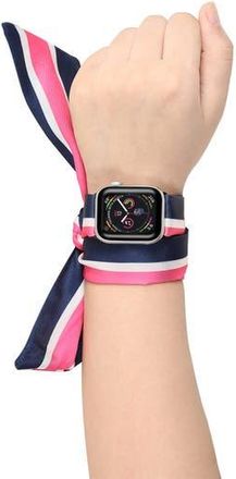 Posh Tech Stripe Silk Scarf 42mm/44mm Apple Watch 1/2/3/4 Band at Nordstrom Rack, Size Large