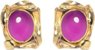 Completedworks Resin and 18kt Gold-plated Stud Earrings - One Size