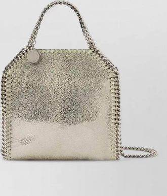 Stella McCartney falabella tiny tote bag chain detail
