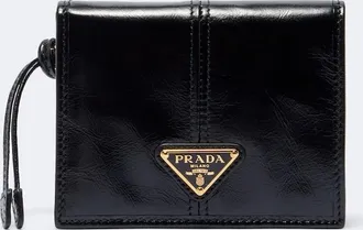 Prada Logo leather wallet