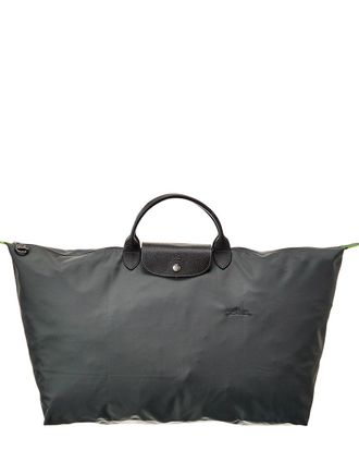 Longchamp Le Pliage Green XL Canvas Short Handle Travel Bag