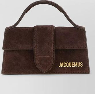 Jacquemus le bambino calfskin leather shoulder bag