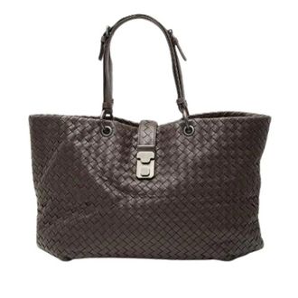 Bottega Veneta Borsa Tote in Pelle Intrecciata Pre-owned - - Pre-owned - Donna - Marrone - ONE SIZE