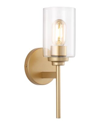 Jonathan Y Designs Juno 13in 1-Light Cylinder LED Sconce