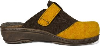 Fidelio Womens Allie Mule Patch Clogs In Patch Safran