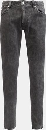 Emporio Armani Mens Skinny-Fit Jeans in Grey Cotton - Size 30W/34L