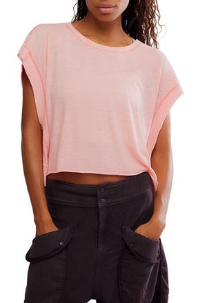 Free People FP Movement My Tee Time Open Back T-Shirt in Fruit Punch at Nordstrom, Size X-Large