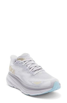 Hoka One One Clifton 9 GTX Shoe in Foggy Grey /Ash Grey at Nordstrom, Size 6.5