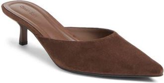 Open Edit Carmen Mule Pump in Brown Oak at Nordstrom, Size 9.5