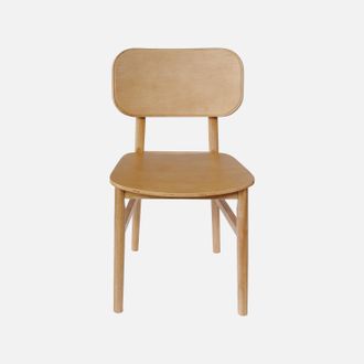 Sweeek Sweeek - Silla De Madera De Hevea, Set De 2, Olympie, Natural, 52x45x80 Cm