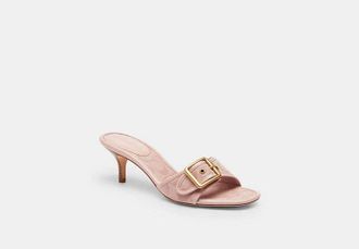 Coach Margot Sandal In Signature Jacquard Canvas