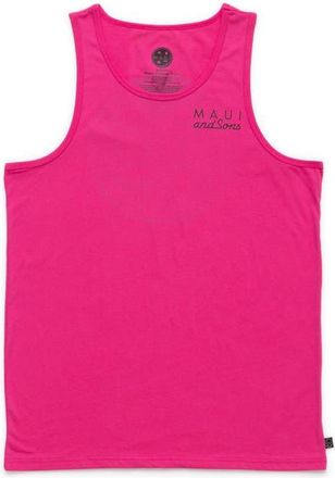 Maui and Sons Neon Cookie Logo Graphic Tank in Neon Pink at Nordstrom, Size Xx-Large