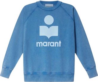 Isabel Marant Hoodies & sweatvesten, Dames, Blauw, 2Xs, Katoen, Millyny Sweatshirt