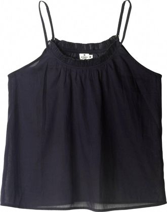 Germaine des Pr&eacute;s Womens Hortense Top In Navy