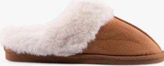 Jojoe Womens Jo & Joe SAVANNAH Womens Slippers Cognac - Brown - Size: 7