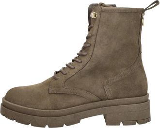 Red-Rag Veterschoenen Hoog - Dames - Veterlaarzen - Bruin - 39 EU - Schoenen