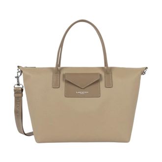 Lancaster Storm KBA Tote - Dames - Tassen - Beige - Maat: ONE Size Leer