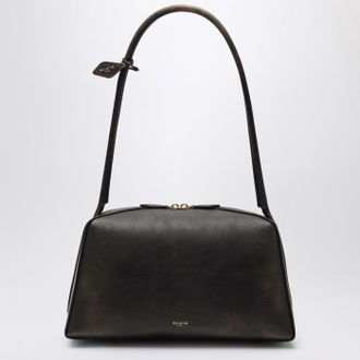 Alaia Le Bouledogue bag in ebony aged leather
