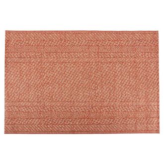 Maisons du monde Alfombra de exterior color terracota 160x230 cm