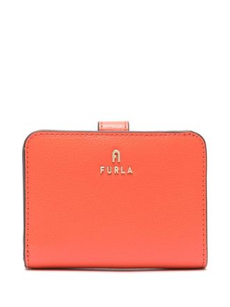Furla medium Camelia leather wallet - women - Calf Leather/Viscose - One Size - Orange